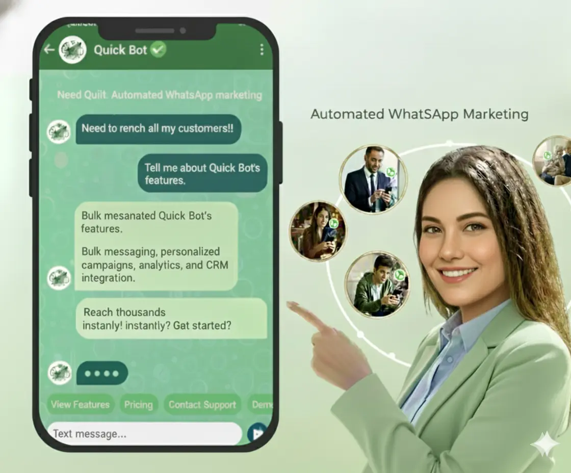 Best WhatsApp Marketing Software - QuickBotPro - WhatsApp Official Business API